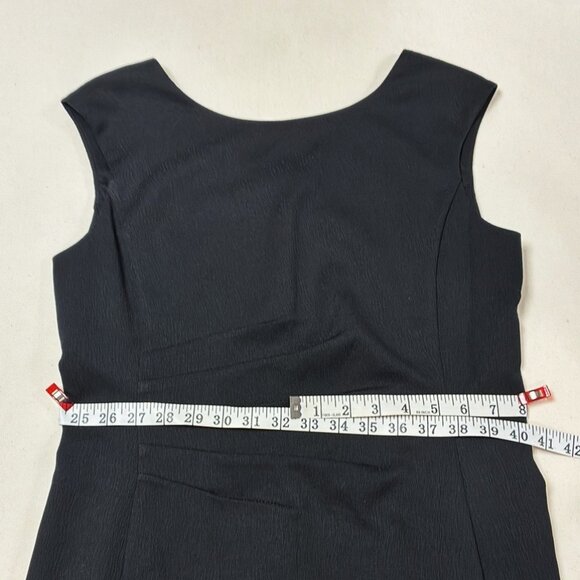 Ellen Tracy Womens Size 6 Black Sleeveless Sheath Dress New without tags - Picture 8 of 15